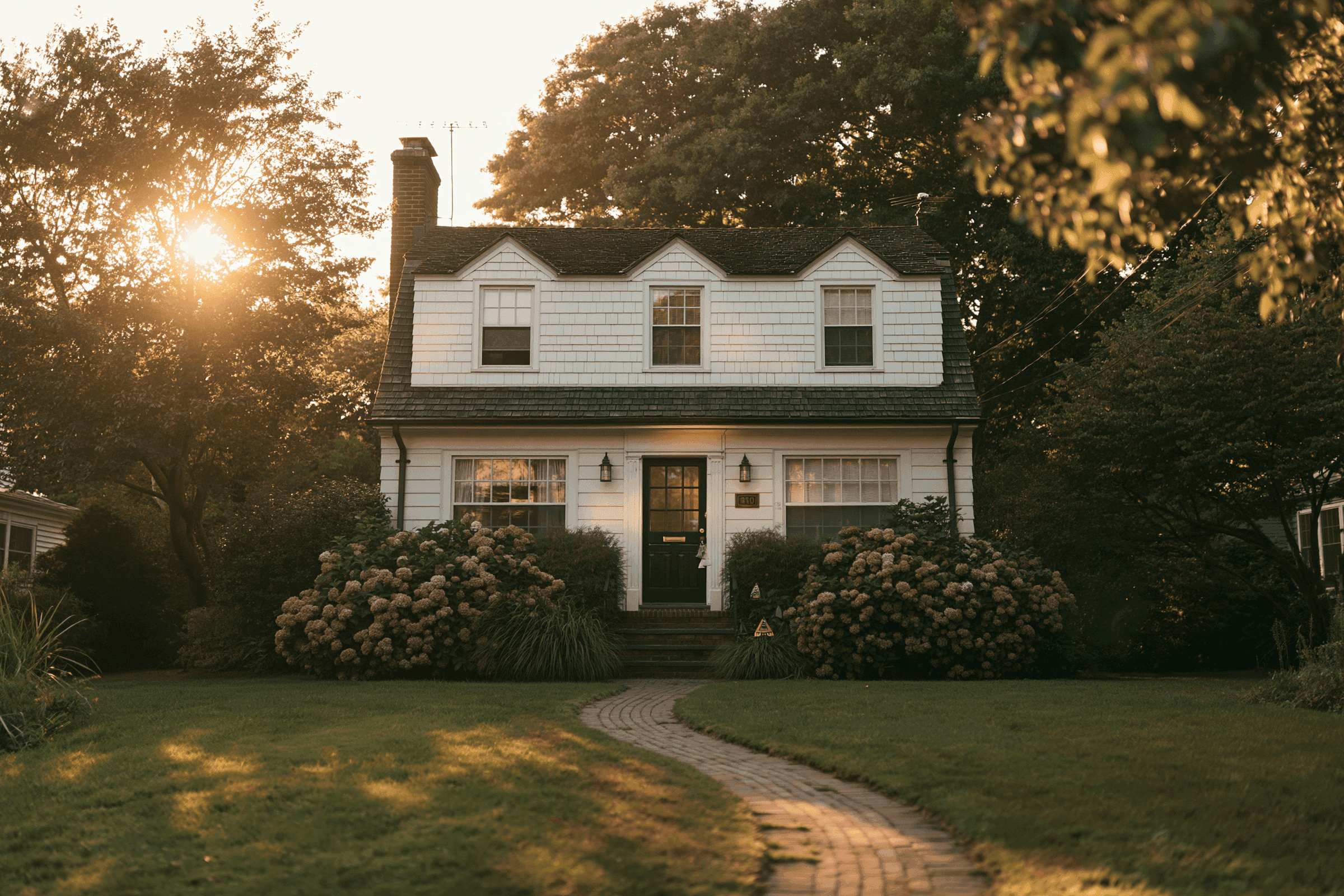 A beautiful Dutch Colonial home kept comfortable by Nashville HVAC Kings